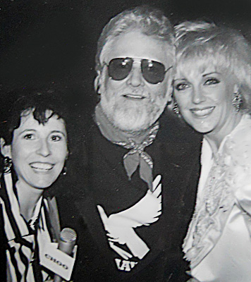 Marlene Giuliano, Ronnie Hawkins & Friend