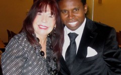 Mike “Pinball” Clemons with Marlene Giuliano