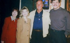 Marlene Giuliano, Janice and Rod Hembree, Pat Boone