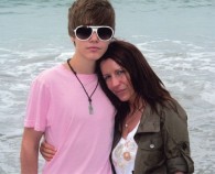 Pattie Mallette & Justin Bieber